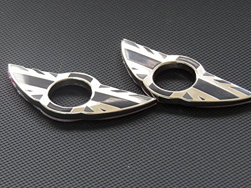 BADGE PER PORTA PIN Emblema Black England per MINI Cooper / S / ONE / Roadster / Clubman / Coupe