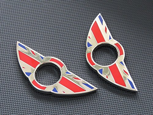 BADGE PER PORTA PIN Emblema rosso Inghilterra per BMW MINI Cooper / S / ONE / Roadster / Clubman / Coupe