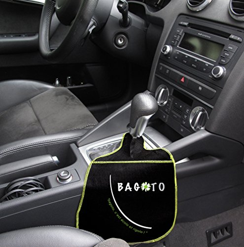 Bagoto®, Il sacchetto rifiuti per auto:Confezione di 10 pezzi. Colore: nero.