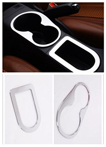 baodiparts 16Pcs Acciaio inossidabile Accessori Interni Kit Cover Trim Silver Glossy