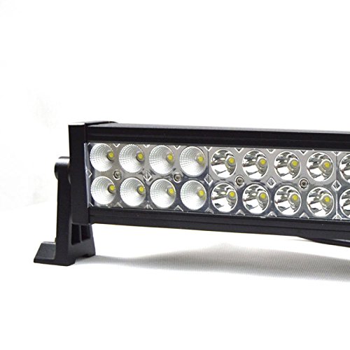Barra luminosa a LED da 53,3 cm con kit di cablaggio 120 W, 12 V/24 V per fuoristrada/auto/camion/furgoni