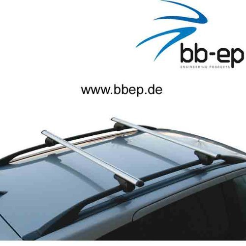 Barra portapacchi in alluminio 90301304 per Peugeot Partner Tepee facile con normale (verticale) montaggio portapacchi per montaggio con staffa a U o T-nut con larghezza 20 mm