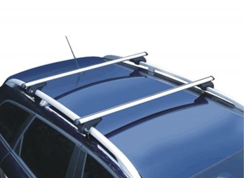 Barre portatutto in alluminio per tettuccio auto, con serratura, 1,2 m