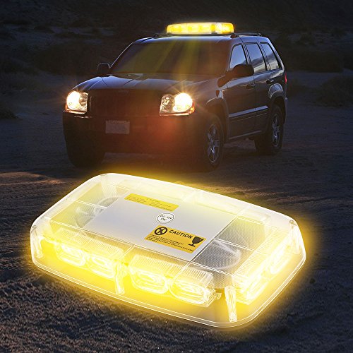 Base magnetica 18 W COB LED ambra strobo emergenza Hazard luce impermeabile ad alta intensità top tetto legge auto camion luci bar …