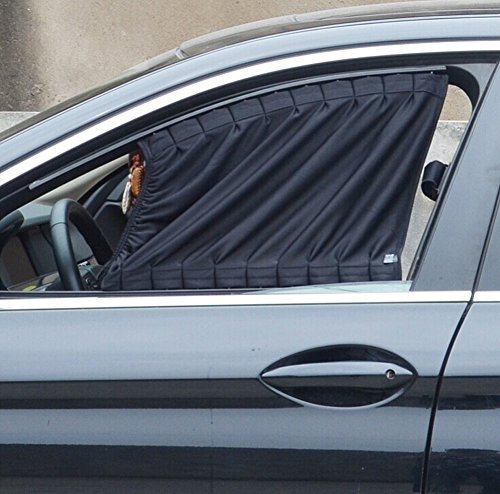 Basong nero regolabile auto finestra tenda parasole tenda UV visiera parasole 1 set