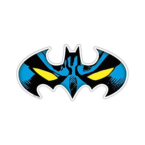 Batman auto decalcomania, con cupola Batwing Batmask carattere emblema adesivo per auto camion moto portatile quasi nulla (multicolore su sfondo trasparente)