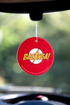 Bazinga Air Freshener as Inspired By Sheldon Cooper from The Big Bang Theory