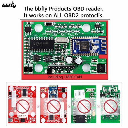bbfly-bb77101 ELM327 Bluetooth V1.5 can Scan Tool Plus OBD OBD2 Reader/scanner