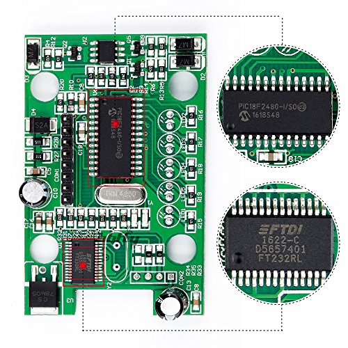 Bbfly, scanner auto diagnostico OBD2, BF32301 ELM327 USB V1.5 FTDI, con chip