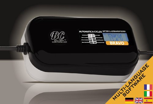 BC BRAVO 1500 - Caricabatteria/Mantenitore + Tester batteria e alternatore 1,5 AMP