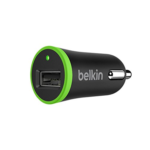 Belkin Cavo da USB-C a USB-A con Caricatore da Auto Universale, Compatibile con Samsung Galaxy S8/S8+/S9/S9+, 10 W, 1.2 m, Nero