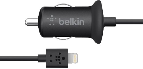 Belkin F8J075btBLK Caricabatteria da Auto da 2.1 a per iPhone 5, iPad Mini e iPad 4A Generazione