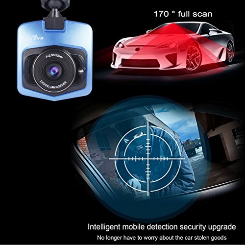 Bemodst® 6,1 cm auto DVR telecamera Full HD 1080p video registratore auto veicolo HD Dash Cam
