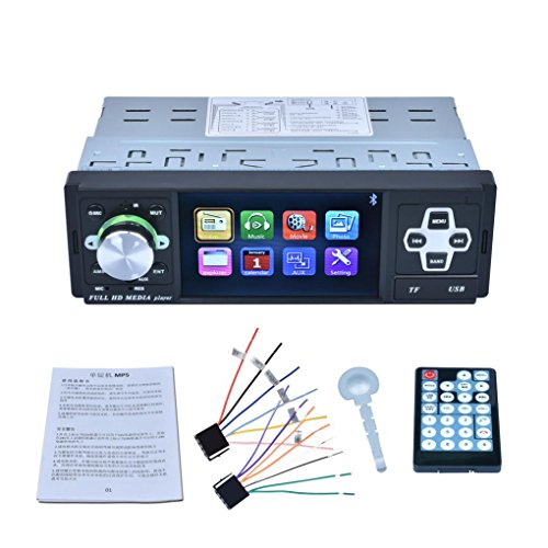 bescita auto Bluetooth macchina fotografica di retrovisione auto audio stereo auto Video Radio MP5 Player AUX FM