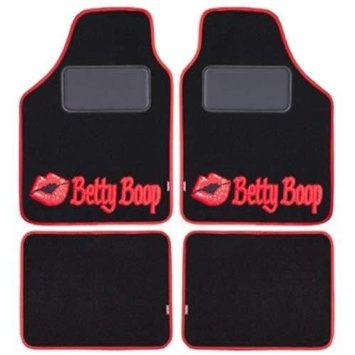 Betty Boop BB1043B TAPPETO NERO BETTY ALFOBRA