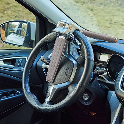Blueshyhall auto Car Steering Wheel Lock con chiavi antifurto di sicurezza