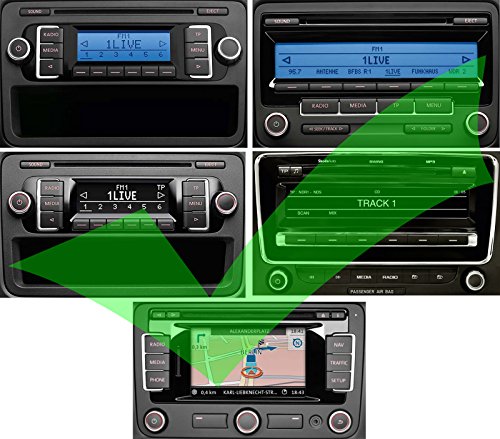Bluetooth Audio Interface per 12Pin Quadlock VW: RCD 210/510, RNS 310/315/510 a partire da Luglio 2010 – - – -Skoda: Beat, Cruise, Swing – - – -Audi: Chorus 2 +/3, Concert 2 +/3, Symphony 2 +/3, navigazione Plus 3, RNS-E, BNS 5.0 a partire da Luglio 2010