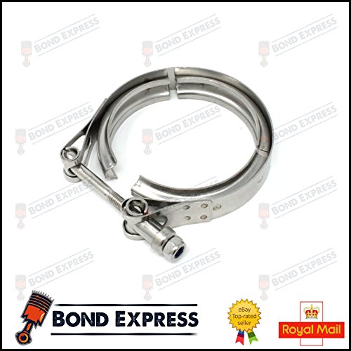 Bond-Express 7,6 cm scarico v-band morsetto – Morsetto in acciaio INOX