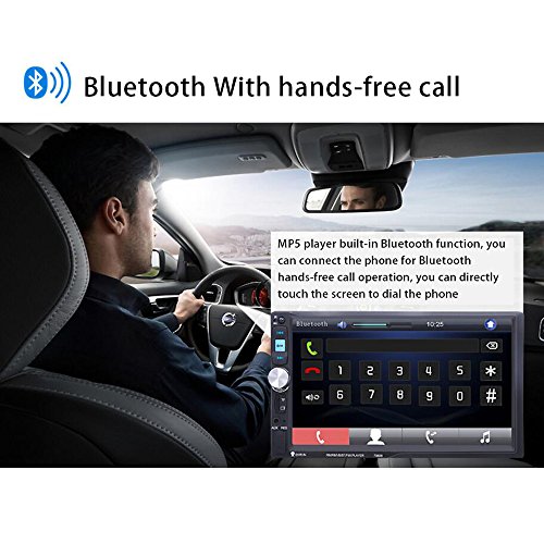Boomboost 7080B HD 7 pollici autoradio Bluetooth MP5 di grande schermo
