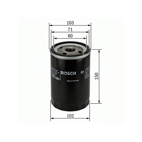 Bosch 0986452063 Filtro Olio