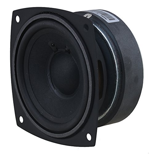 Bqlzr 7,6 cm nero plastica e magnete P3 – 19 Alw subwoofer altoparlanti a banda 8 Ohm Bass audio per altoparlanti auto auto modifica