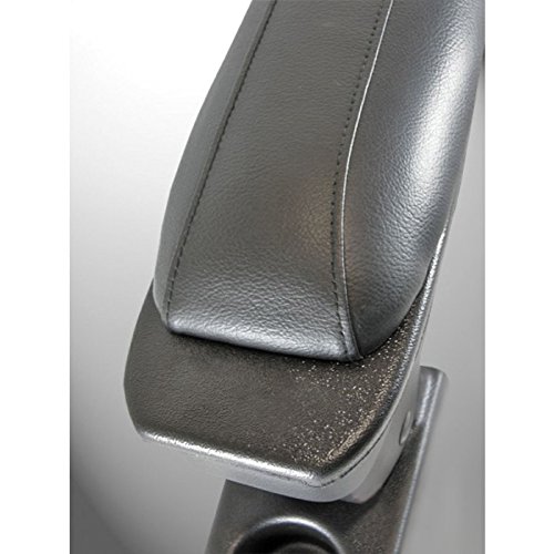 Bracciolo centrale nero in similpelle con vano portaoggetti per con vano portaoggetti per Seat Ibiza 6J dal 2008 in poi (3 e 5 porte)