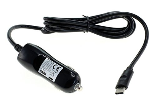 Burkley Caricabatteria per auto USB 3.1 con cavo a spirale | Caricatore Auto | auto/camion (USB-C/USB 3.1/USB di tipo C, 12 V/24 V, 2000 mA) Nero