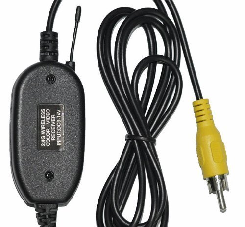 BW 2,4 gHz Wireless RCA Video trasmettitore ricevitore per auto DVD auto monitor retromarcia per auto, per collegare il reverse Backup