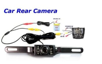 BW® - Videocamera per targa veicoli, per retromarcia e parcheggio, con sensori CMOS, 135 gradi (E322), visione...