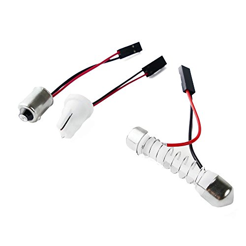 Cablematic – LED festone lampadina di auto T10 W5 W C5 W BA9S tipo COB 80 x 80 mm piatto
