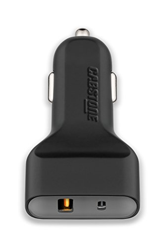 Cabstone Cabstone Quick ChargeTM Caricatore per Auto USB, 4800 mA, Nero