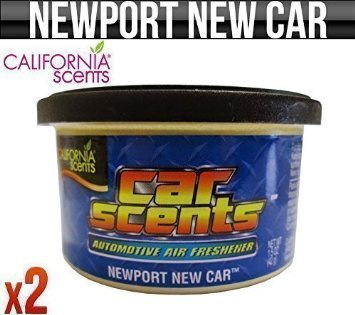 California Car Scents Newport Deodorante per Auto Taxi Ufficio Casa Furgone - 2 Pezzi