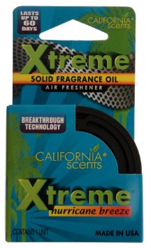 California Scents EXTMCANB602 - Confezione di profumatore per auto Xtreme "Hurricane Breeze"