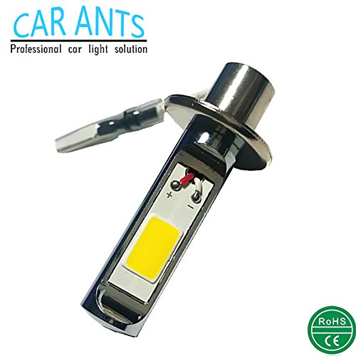 Car Ants auto parts estremamente luminoso COB chips, H1 H3 H4 H7 H8/H9/H11 H10 H16 880 881 9005(HB3) 9006(HB4), 30W 1400LM LED Fog Light bulbs, Plug-n-Play freddo colore bianco(H3)(confezione da 2)