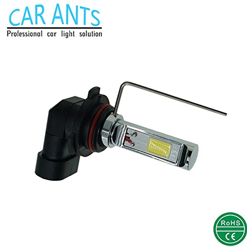 Car Ants Illuminazione Chips COB estremamente luminosi, H1, H3, H4, H7, H8 / H9 / H11.H10 9005,9006 (HB4), lampadine per fendinebbia a LED 30W 1400LM, colore bianco freddo plug-n-play (9006/HB4)(pacchetto di 2)