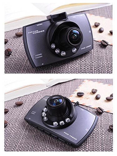 Car Dash Cam HD 1080P grandangolare 170 ° parcheggio auto monitor Dash Cams costruito nel G-sensor Loop registrazione (SD card non è incluso)