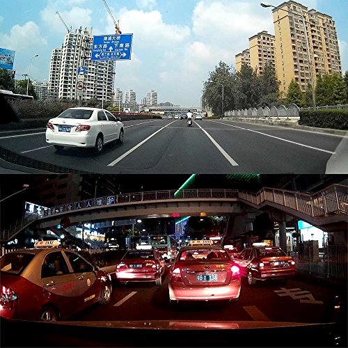 Car Dash Cam, MERRILL 4.3 "LCD FHD 1080P 150 ° lente auto DVR Camera Recorder con visione notturna, registrazione del ciclo, G-sensor per il Real Time Video Share, 32G SD, migliore del cruscotto della macchina fotografica H433