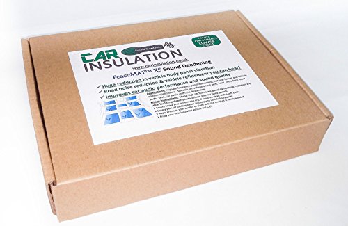 Car Insulation UK 10 fogli auto un suono Peacemat XS audio Sound Proofing materiale isolante