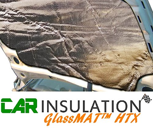 Car Insulation UK Alta temperatura acustico termico riflettente Engine Bay cofano isolante a prova di suono Glassmat 1 m x 5 m 10 mm