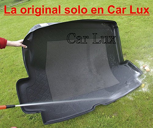 Car Lux ar01916 – Tappeto Vassoio Vasca Proteggi bagagliaio sagomato con igienico antiscivolo per il 5008