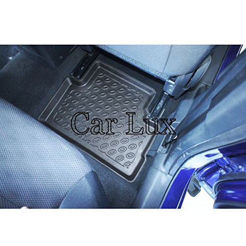 Car Lux - Set di tappetini auto, in gomma, linea: Exclusiv, modello a cestello 3D