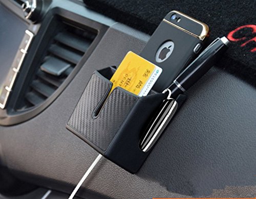 Car Phone Box, Silence Shopping Car Type Box in Fibra di Carbonio per Auto (Piccolo)