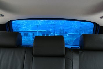 Car-window-film, Ice blue, set 76 x 152 cm and 51 x 152 cm