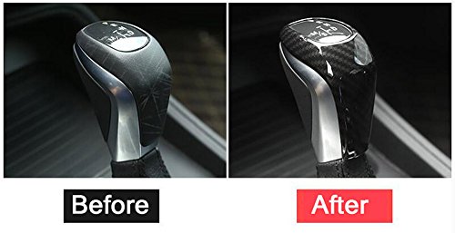 Carbon Fiber Style ABS plastica Gear shift Head cover Trim for X1 F48 2016/17 2 Series 218I gran Tourer F46 2015 – 2017