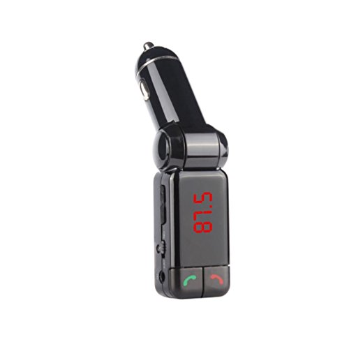 Cargool 3 in 1 caricatore auto doppio USB vivavoce Bluetooth FM trasmettitore wireless autoradio adattatore nero