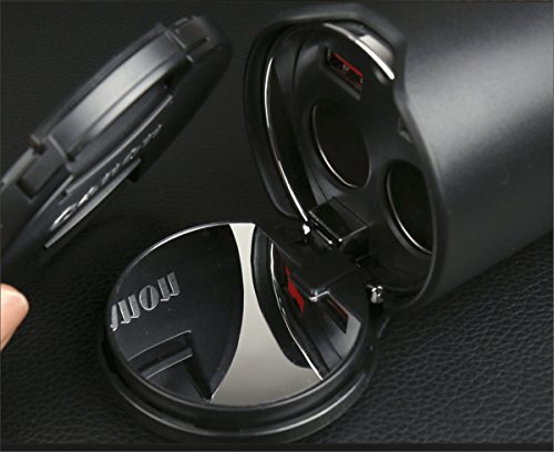 Caricatore auto tazza con presa accendisigari Hub DC 12 V 24 V porte 2-usb 1.0 a 2.4 A per smartphone iPad GPS PDA fotocamera GoPro