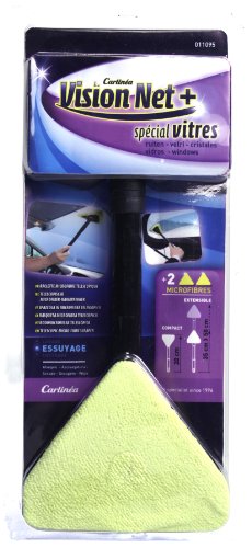 Carlinea 3221320110959 windshield cleaning tool - windshield cleaning tools (Yellow, Microfiber, Black)