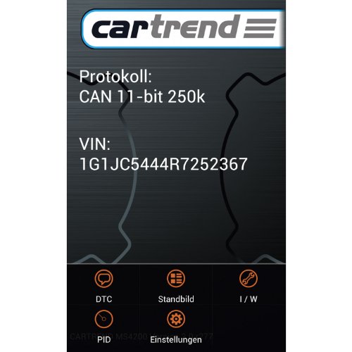 Cartrend 80290 Diagnosi tester per auto Bluetooth OBD-II, per smartphone Android, tablet e PC, app inclusa