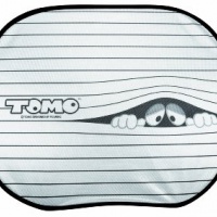 Cartrend 95110 - Tendina parasole "Tomo" con ventose, 44 x 36 cm