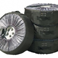 Cartrend - Set 4 borse per pneumatici, fino a 17" e 225 mm di larghezza delle gomme
